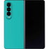 Aqua Blue Blue Solid Galaxy Z Fold4 5G Skin